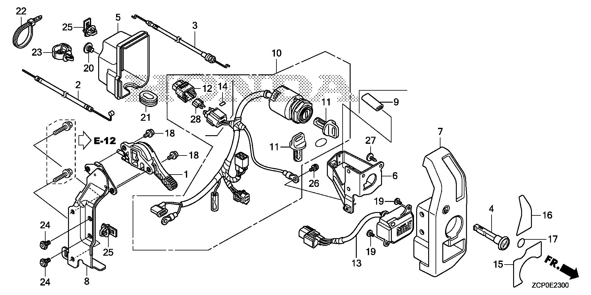 0835-HGX SERIES POWER PACK HONDA V-TWIN GX690 ENGINE-BELT